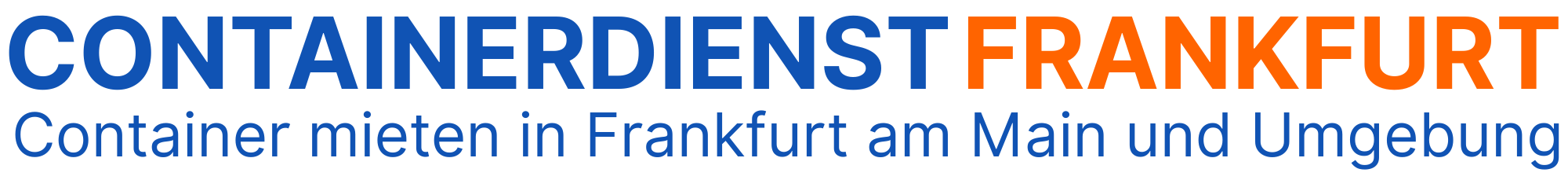 Containerdienst Frankfurt